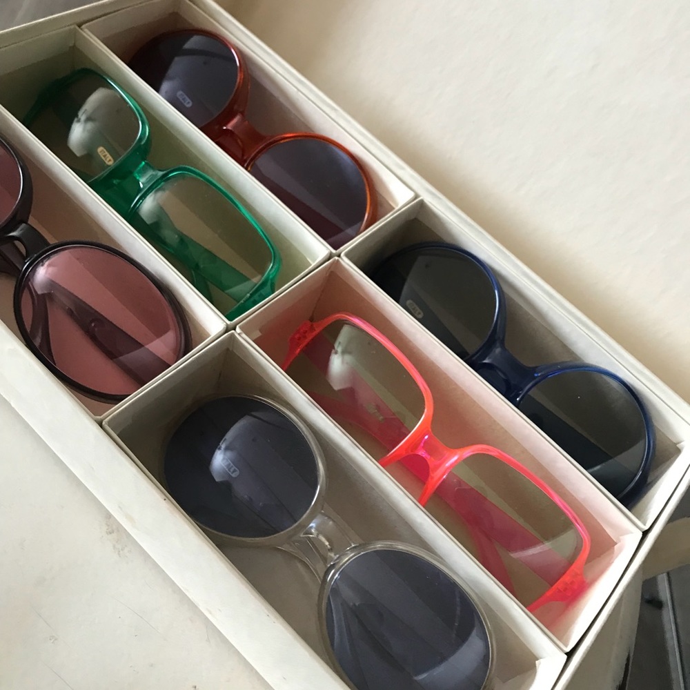 1960s-70s ITALY Glasses NEW OLD STOCK in BOX
